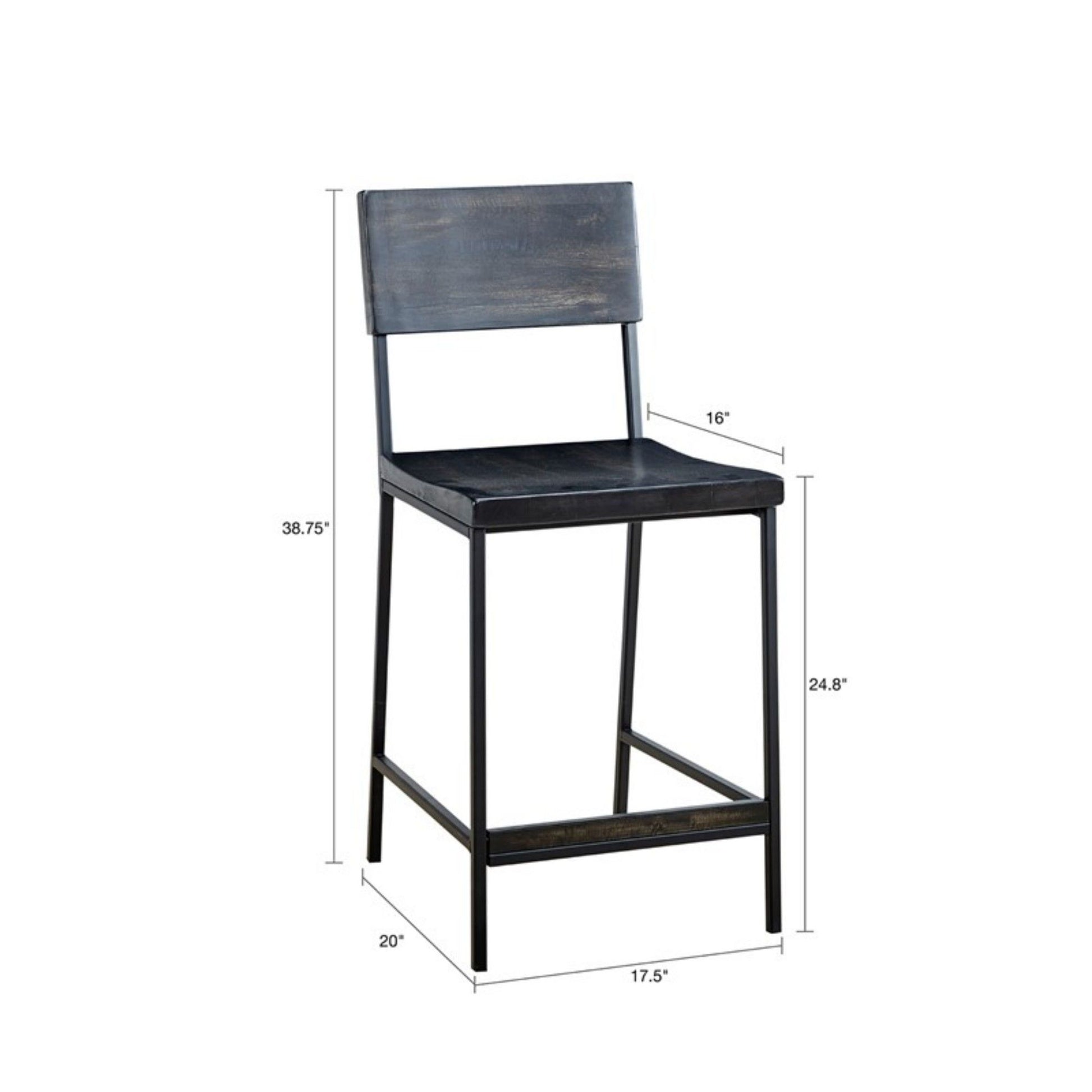 Tacoma - Counter Stool - Black