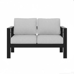 Patio All-Weather Loveseat With Thick Cushions
