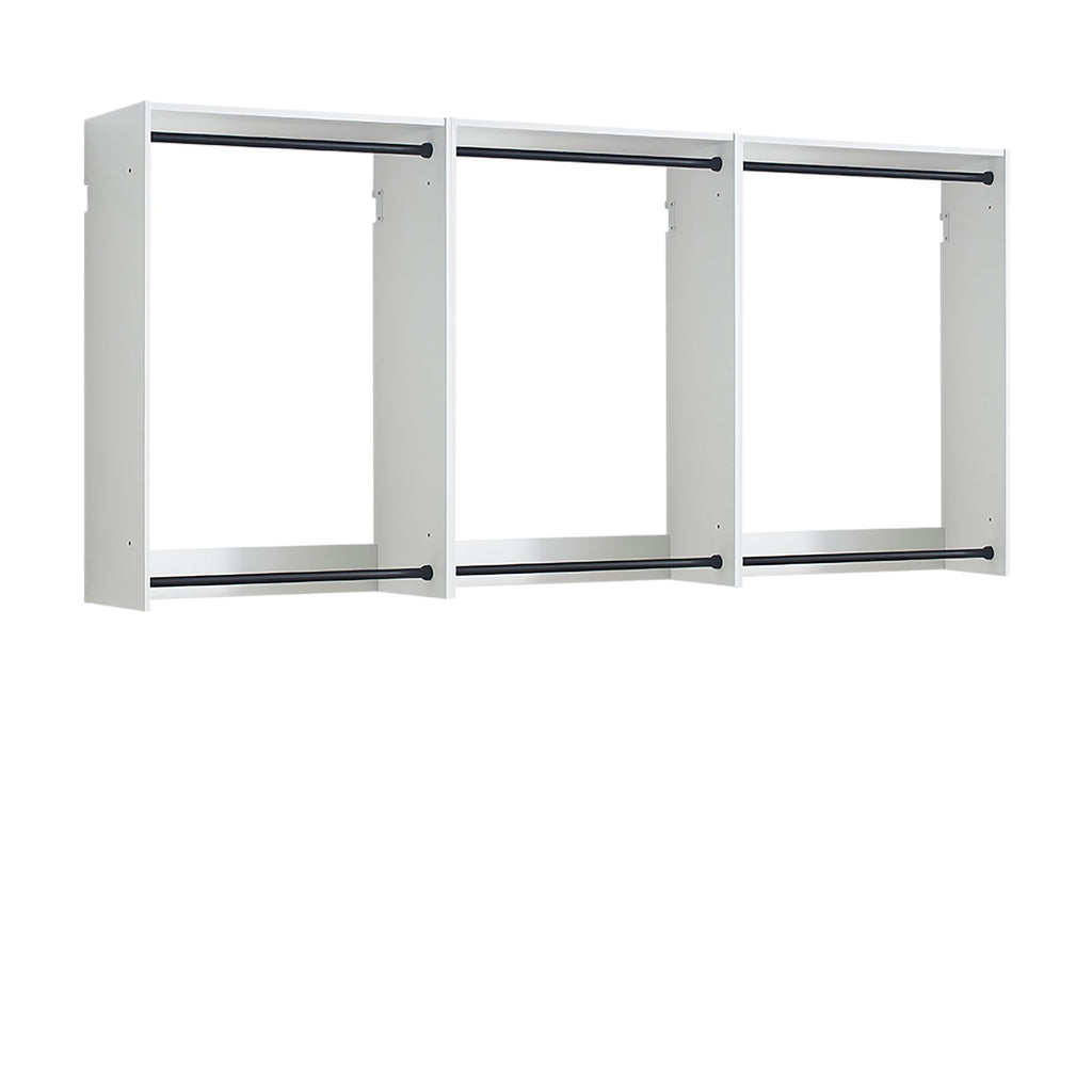 Devi - Wall Mounted Wood Closet System, Modular Units