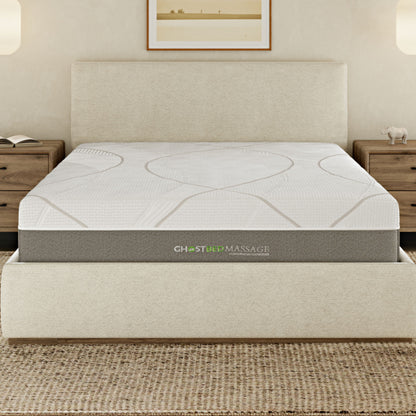 GhostBed - 12" Profile Massage Mattress Hybrid