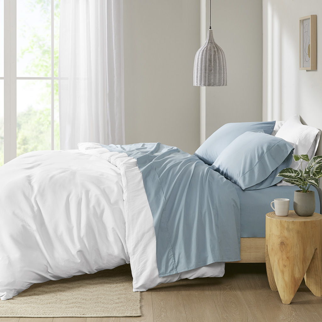 California King Peached Percale Sheet Set - Teal