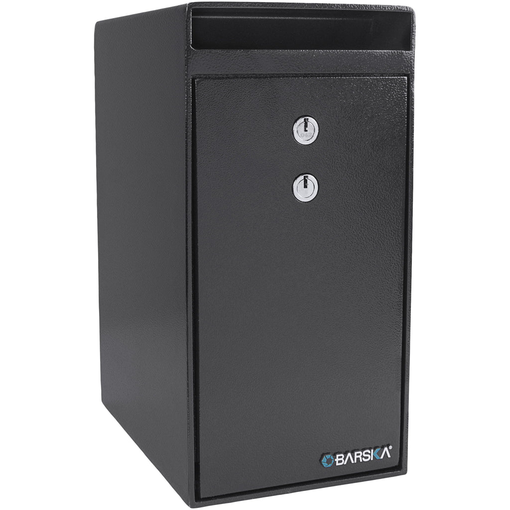 0 27 Cu Ft Dual Key Depository Safe - Black