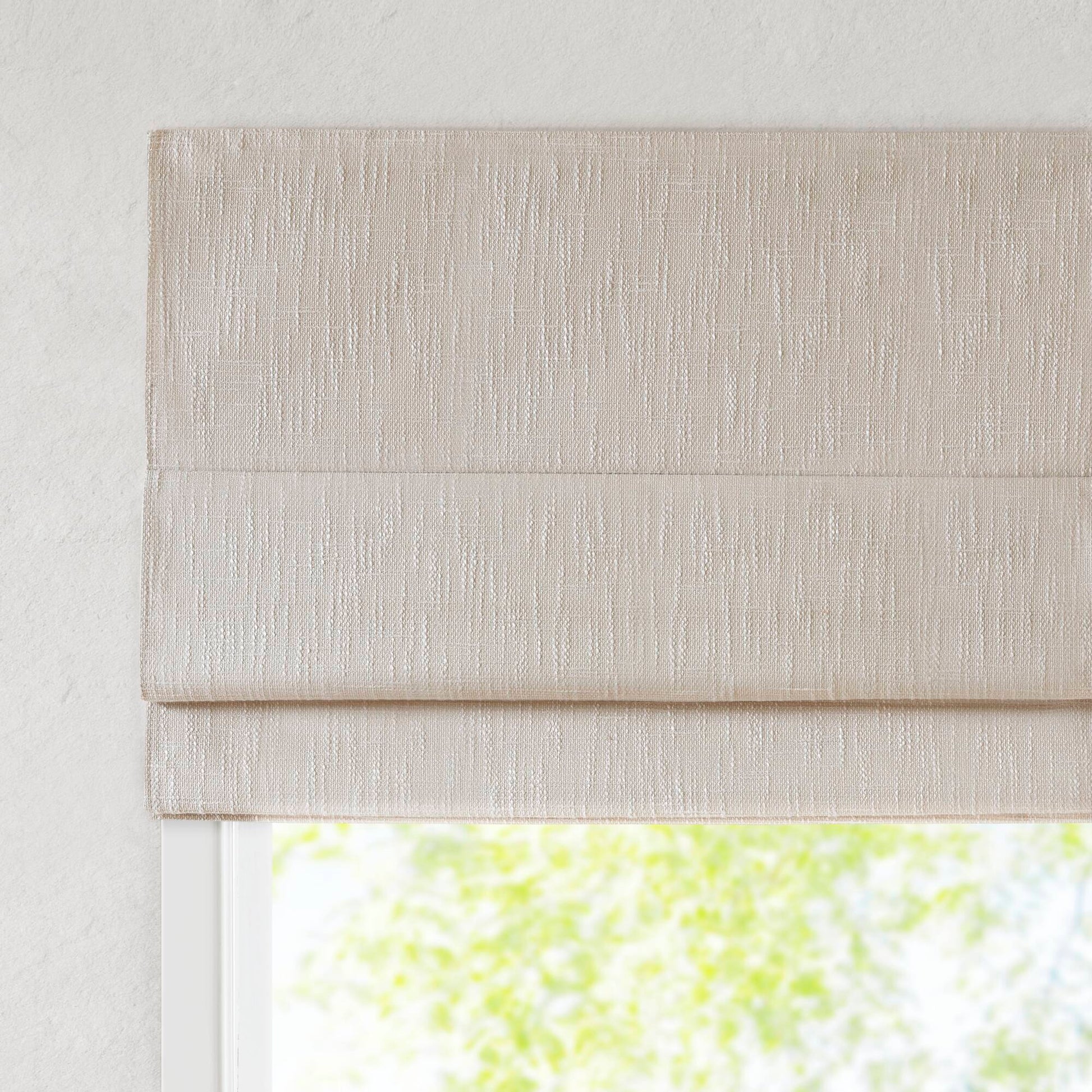 Quincy - 31x64" Total Blackout Cordless Roman Shade - Linen