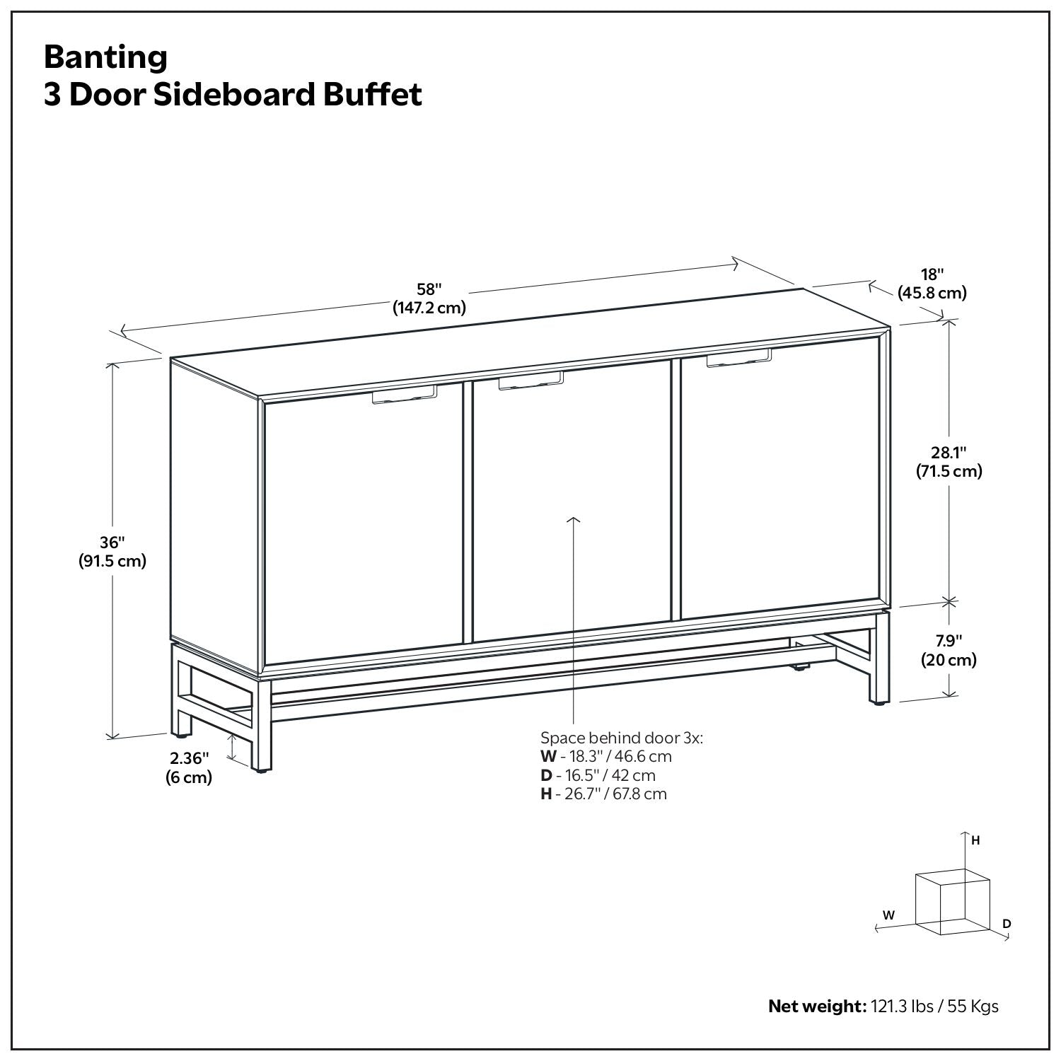 Banting - Door Sideboard Buffet