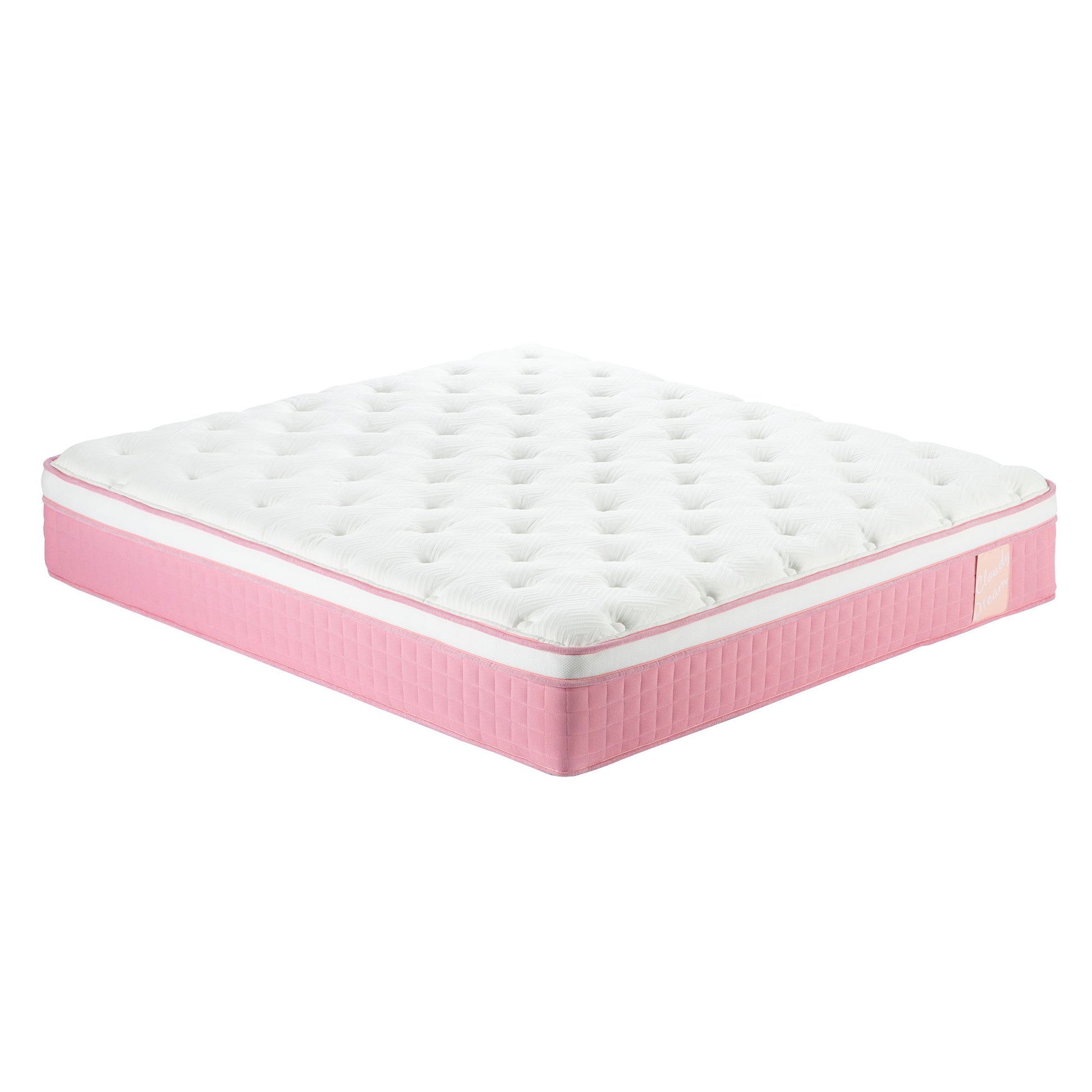 12" Hybrid Mattress With Individual Pocket Spring, Comortable Memory Foam
