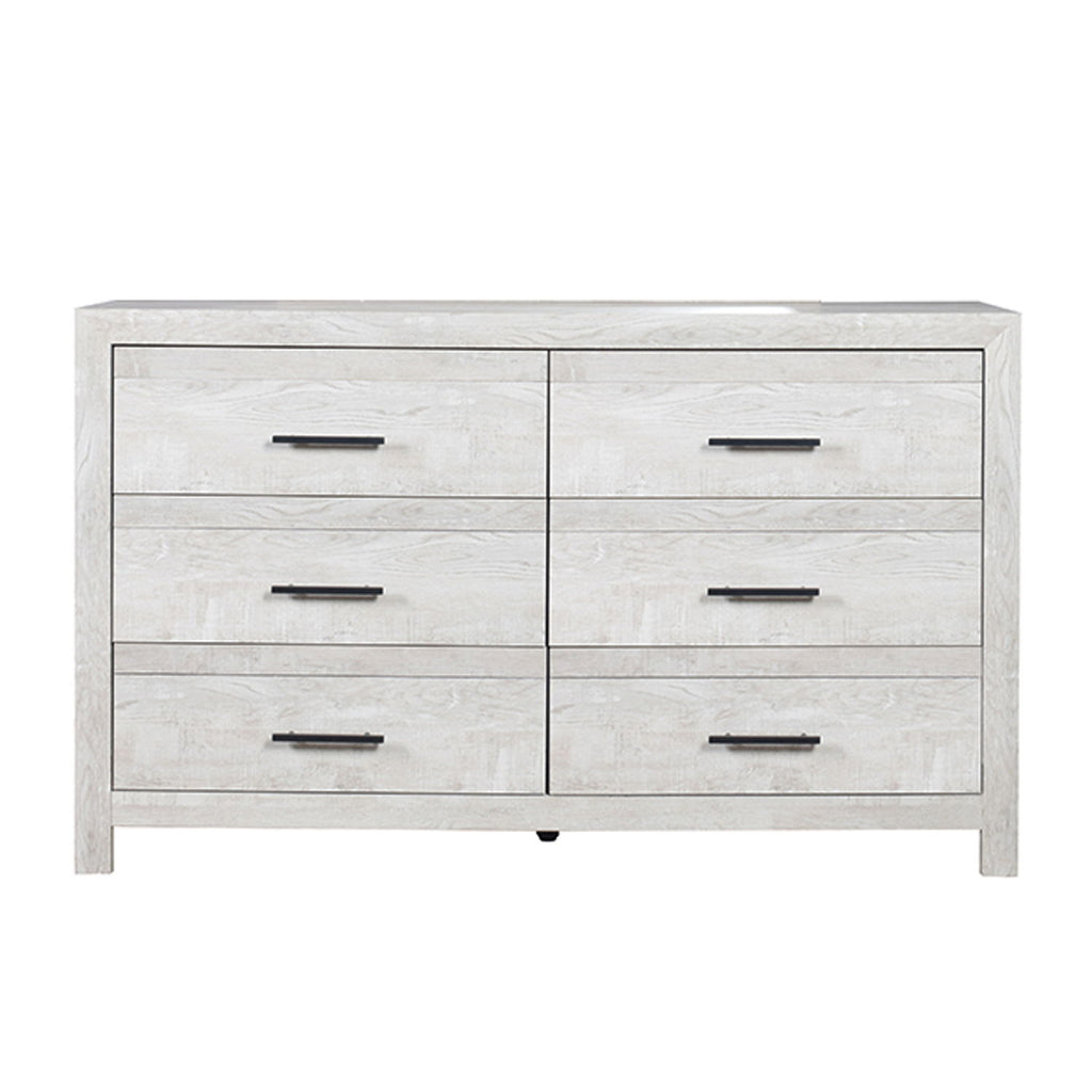 6 Drawer Dresser - Natural / Rustic