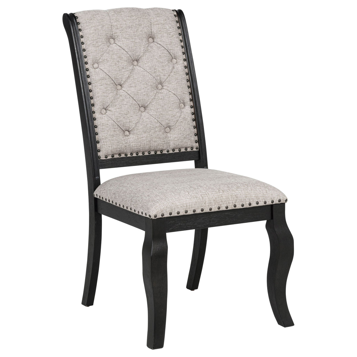 Kinzler - Side Chairs (Set of 2) - Tan / Black