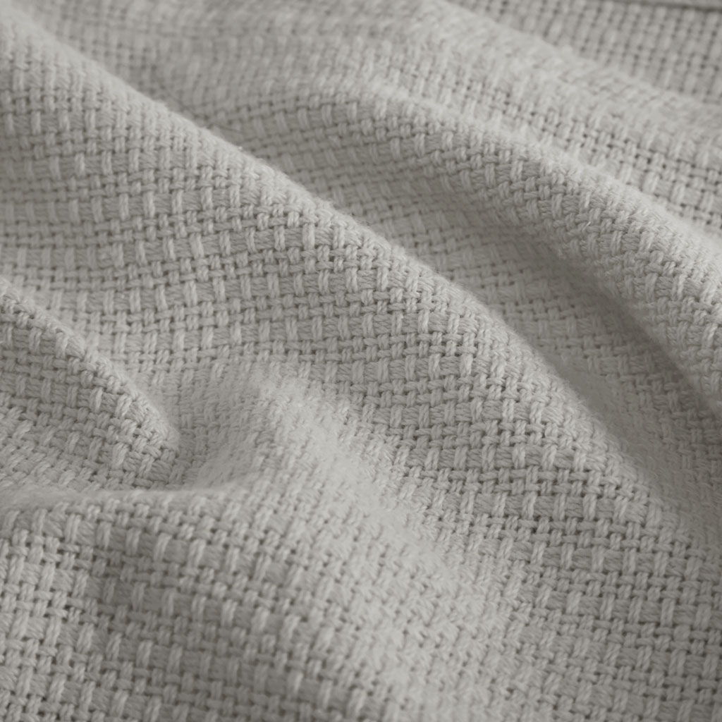 Freshspun Basketweave - Blanket - Gray