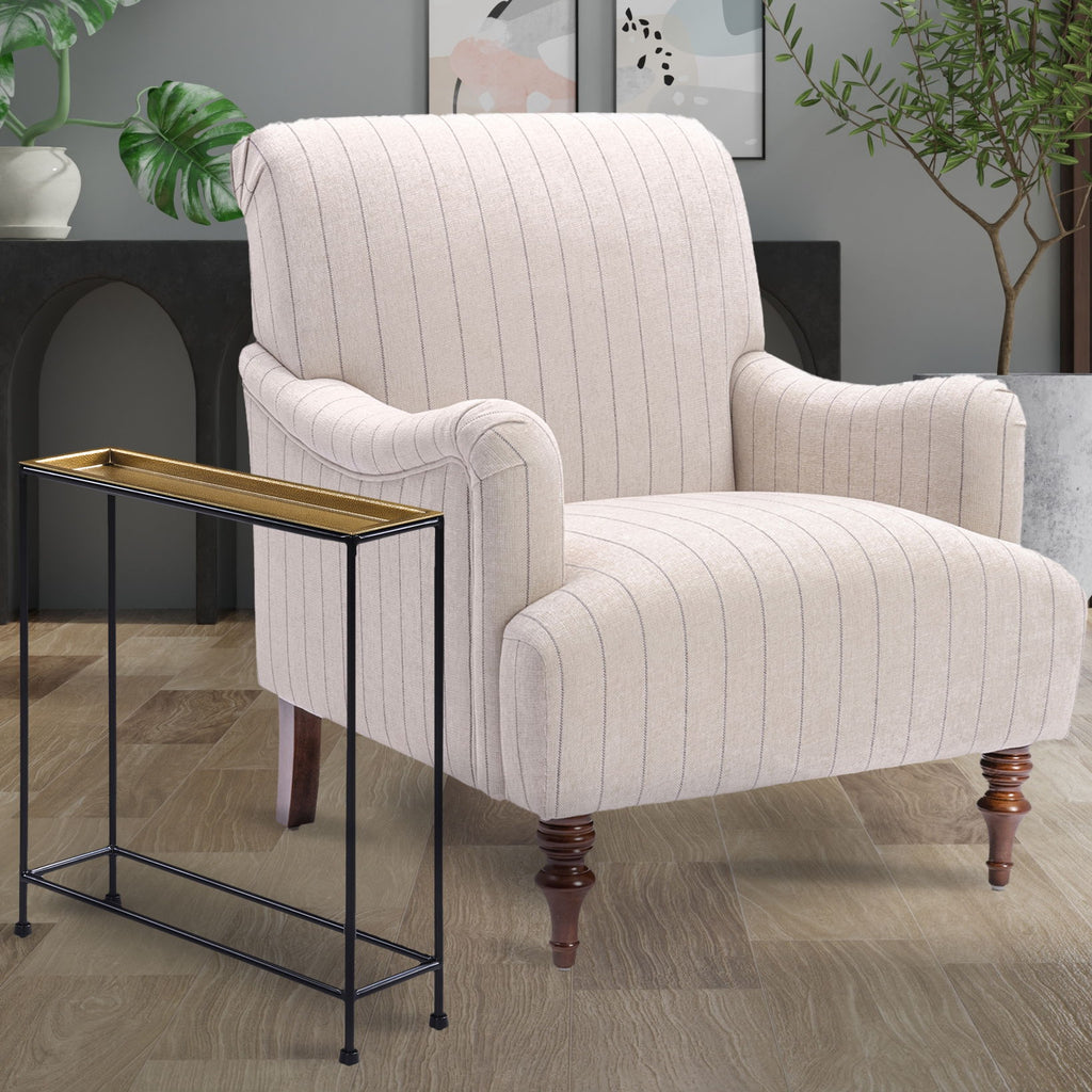 Trenton - Accent Side Table - Antique Bronze