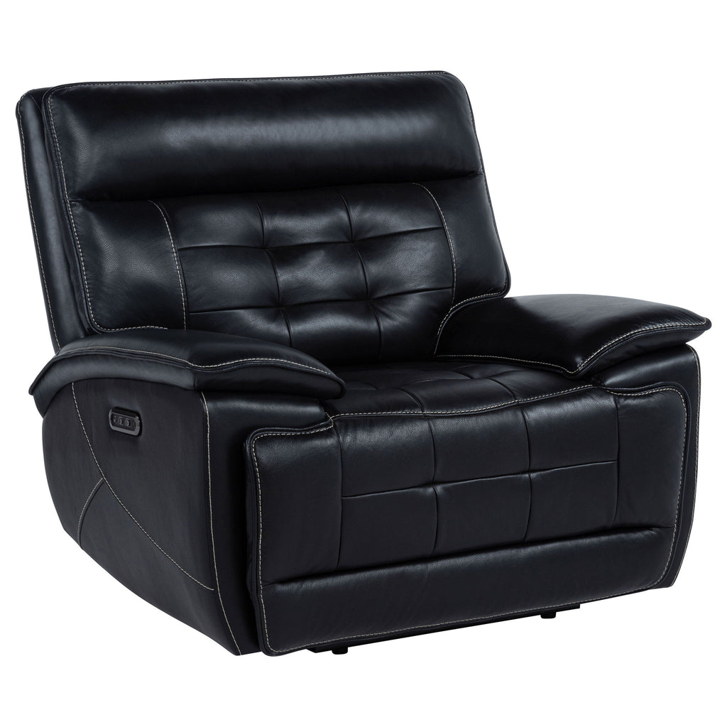 Hayden - Power Recliner With Dual Control, USB Charging Ports - Black