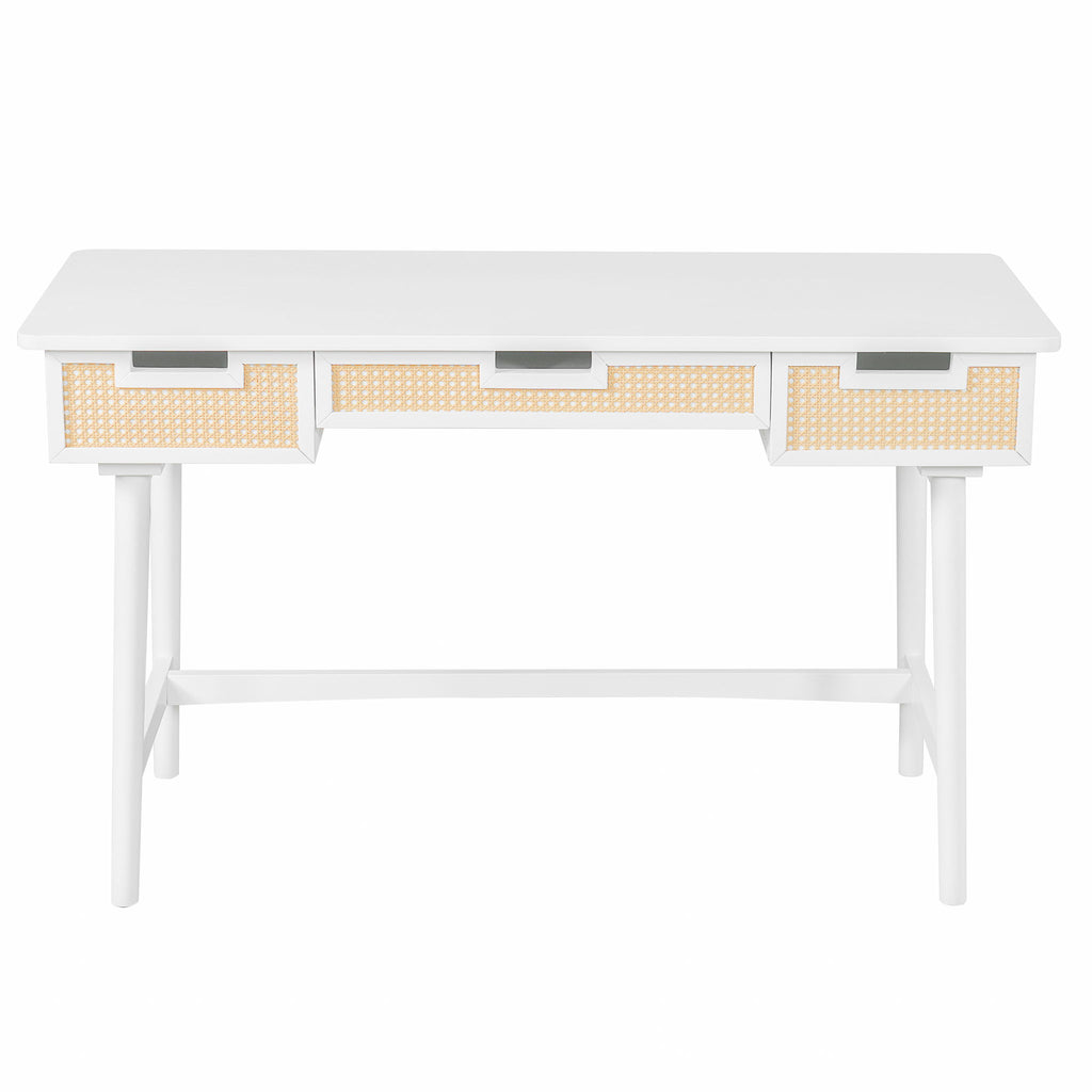 Writing Desk With 3 Drawers For Living Room