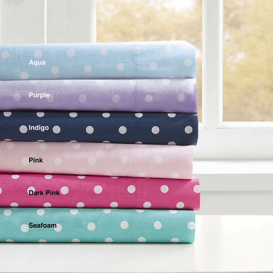 Polka Dot - Twin Sheet Set - Pink