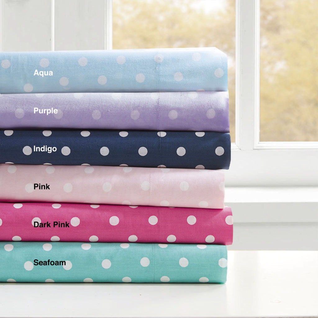 Polka Dot - Queen Sheet Set - Pink