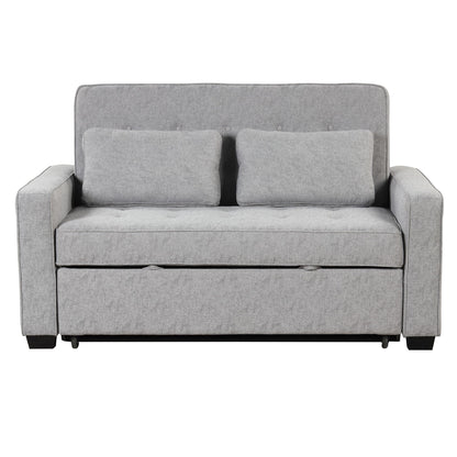 Gewnee - Upholstered ll Out Sleeper Sofa Bed - Gray