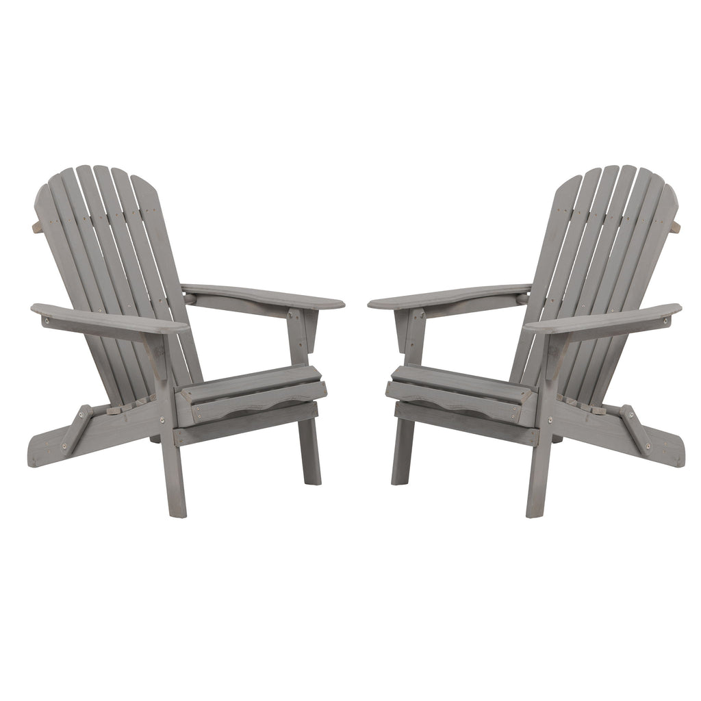 Oversize Outdoor Folding Adirondack Chair, Patio Chair For Garden