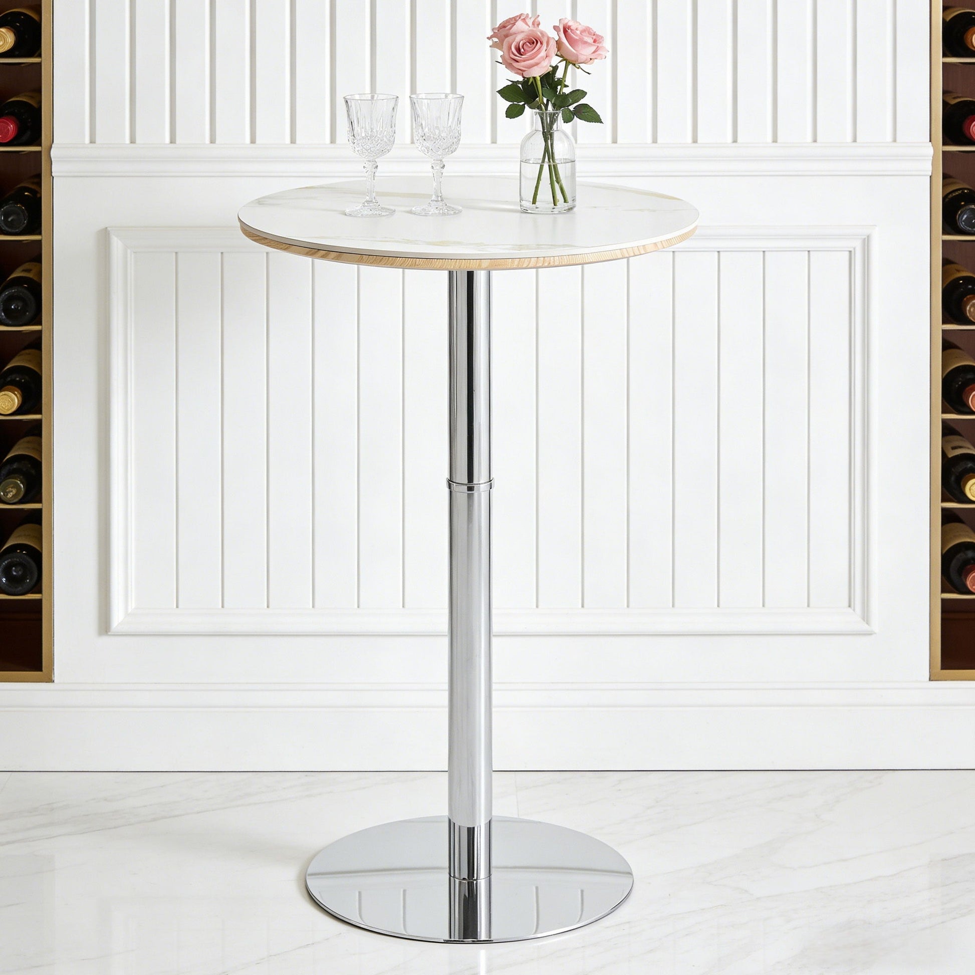 Contemporary Circular Bar Table