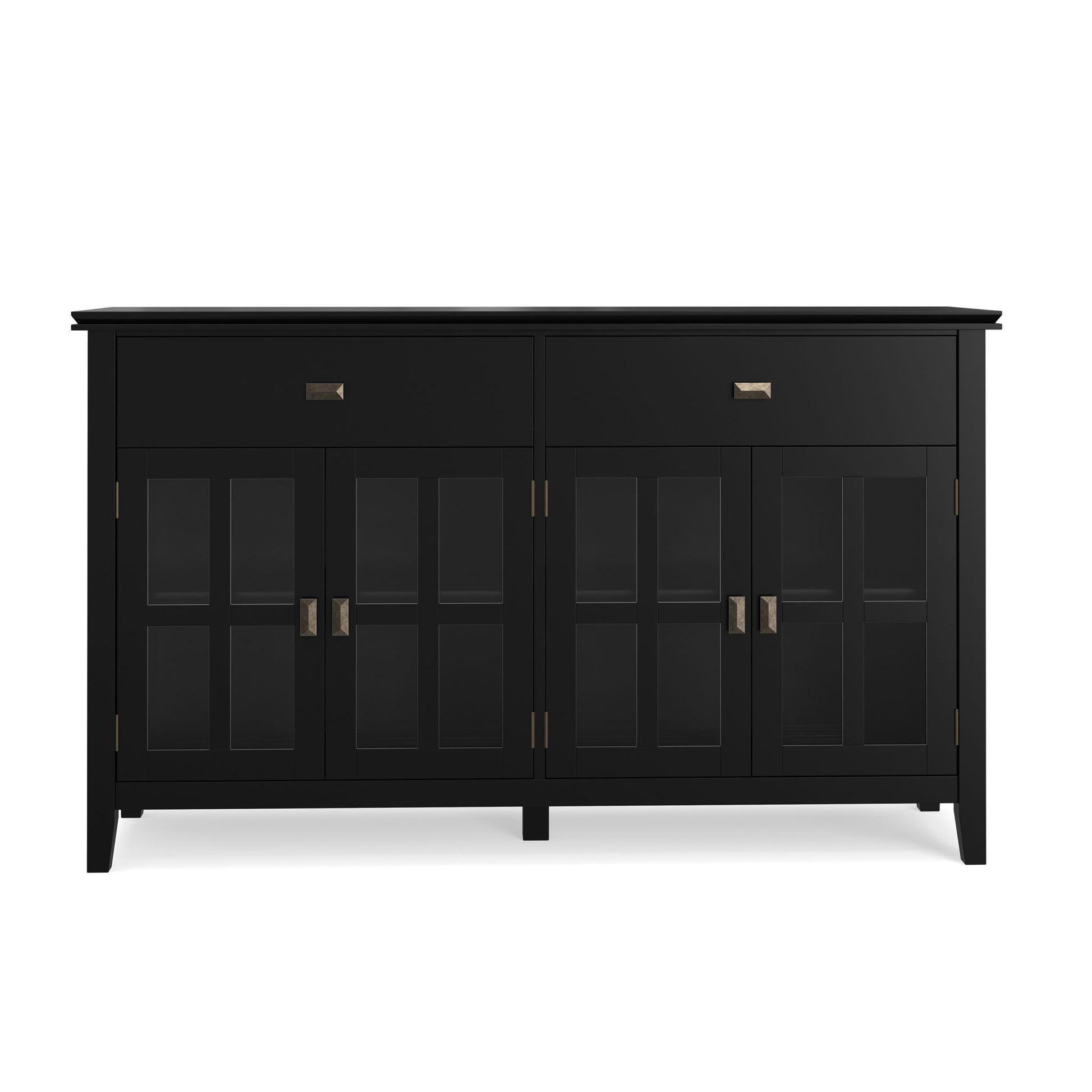 Artisan - Large 4 Door Sideboard Buffet - Black