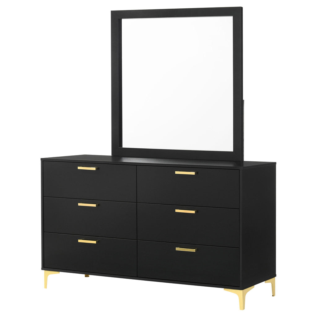 James - 6 Drawer Dresser With Mirror