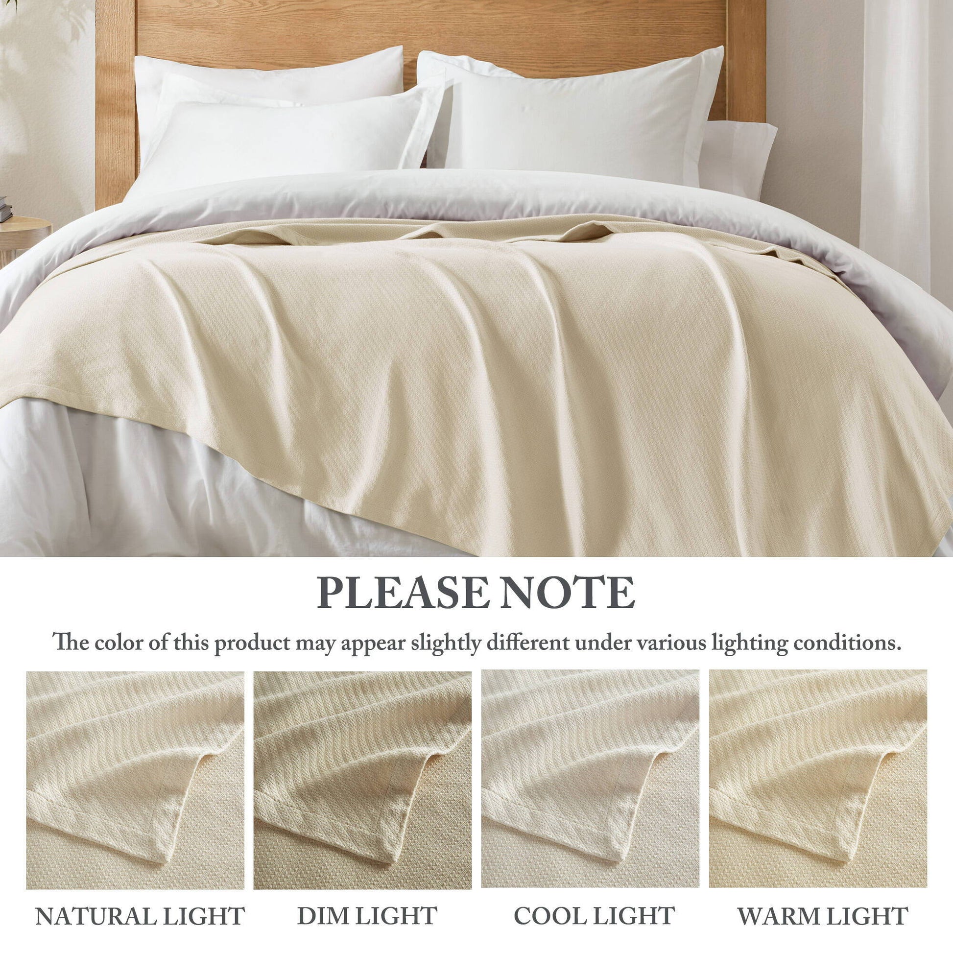 Liquid Cotton - Blanket - Ivory