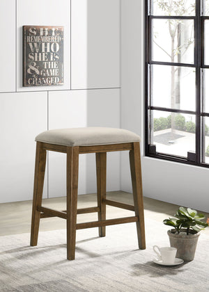 Sasha - 17" Counter Height Stool With Upholstered Seat