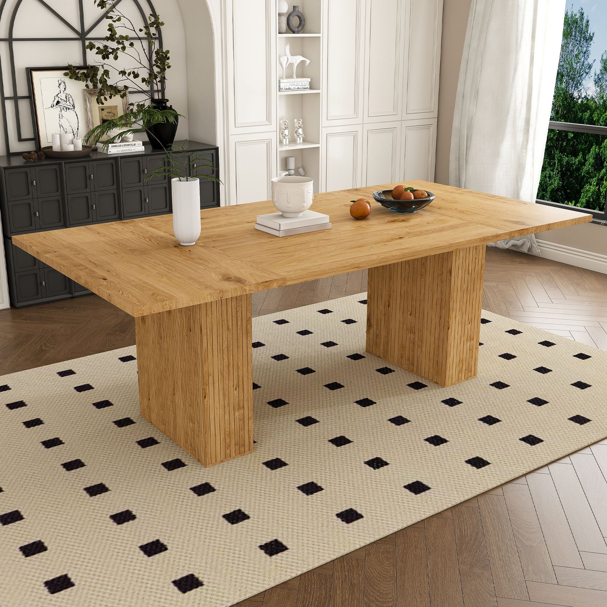 Dining Table With Storage Base For Kitchen