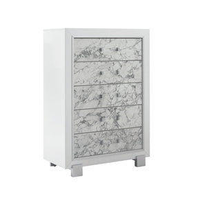 Skye - Marble Chest - White