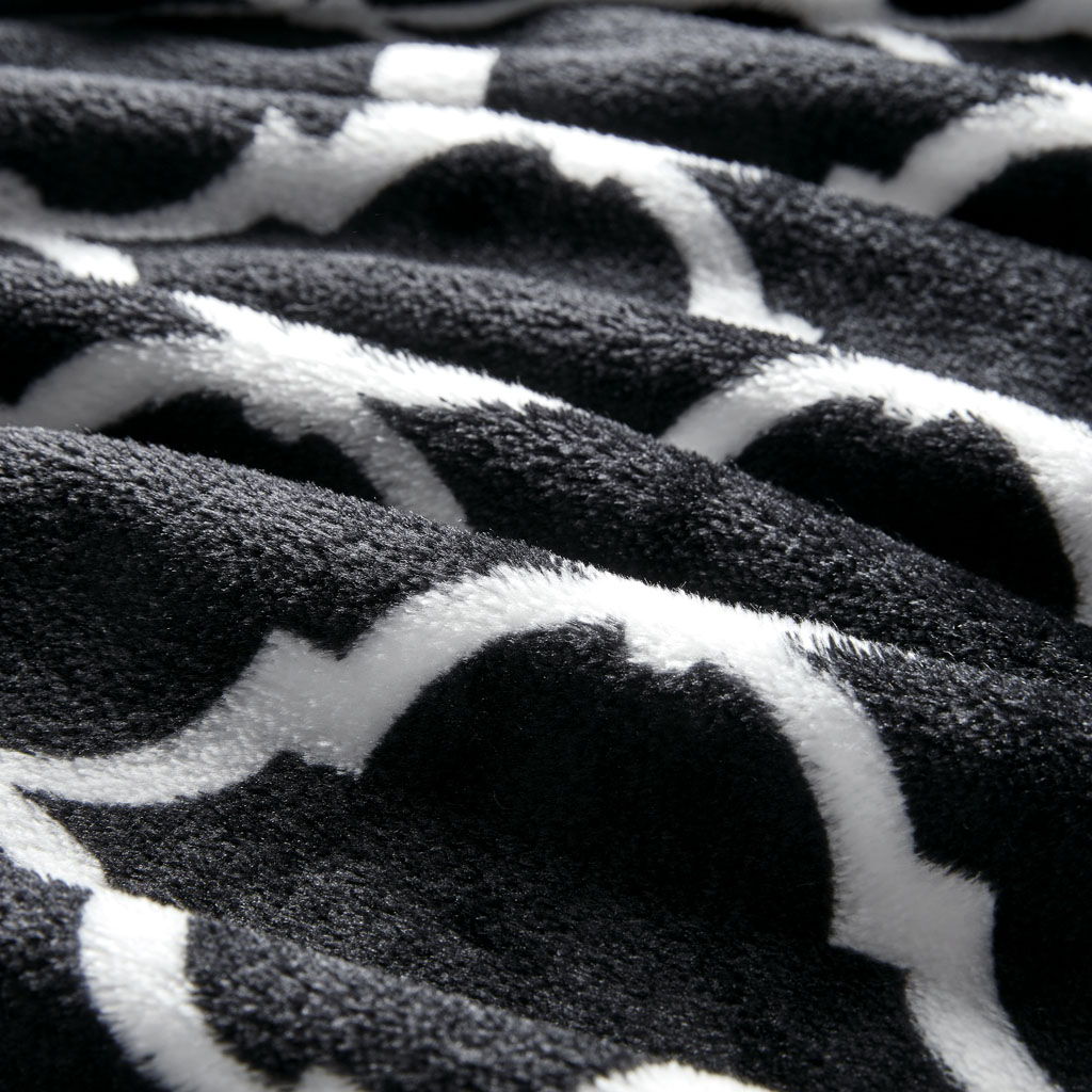 Ogee - Oversized Throw - Black