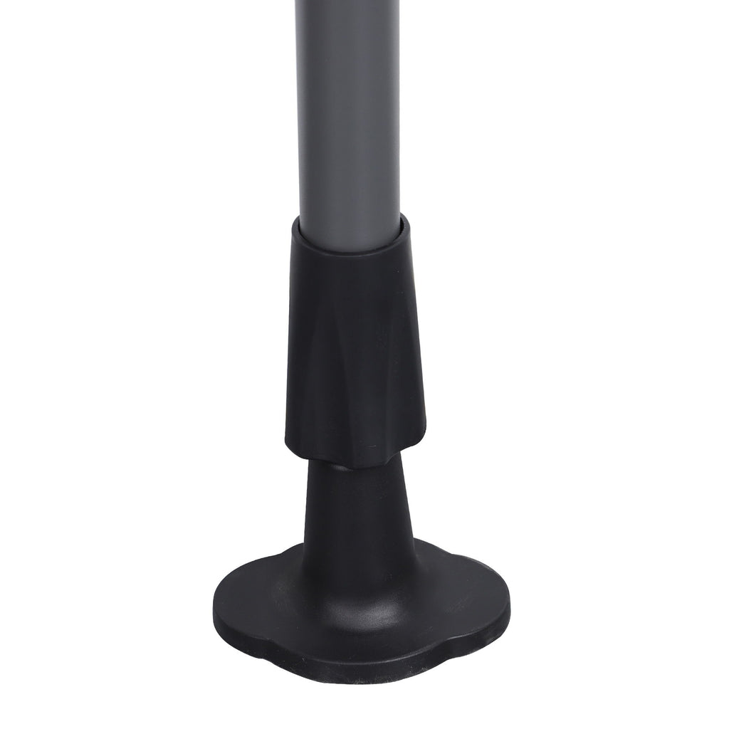 Manual Retractable Patio Awning, UV Resistant Polyester Sun Shade With No Drill Installation