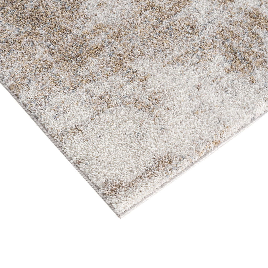 Haley - 5' X 7' Abstract Area Rug - Gray / Cream