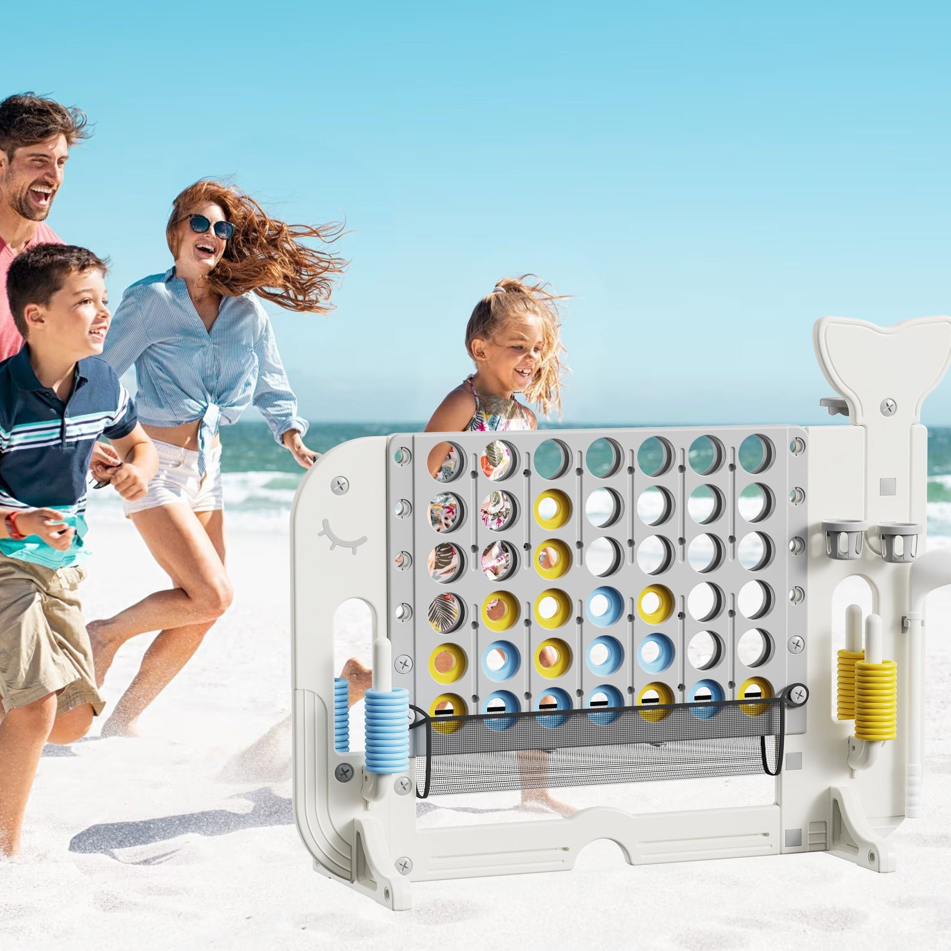 4 To Score Giant Game Set With Bag & Jumbo Connect 4