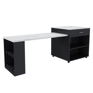 Expandable Kitchen Island With Power Outlet