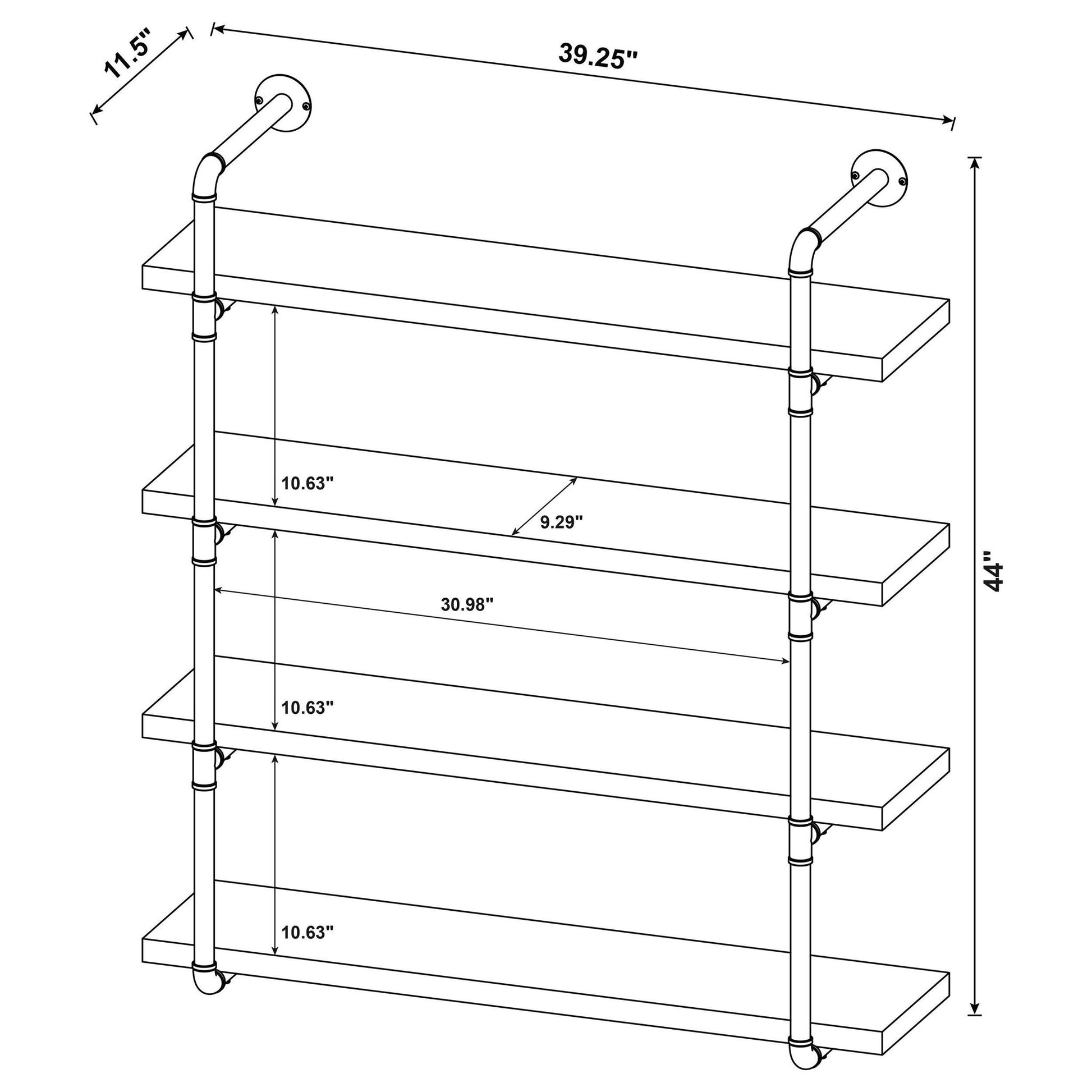 Industrial Design Wall Shelf