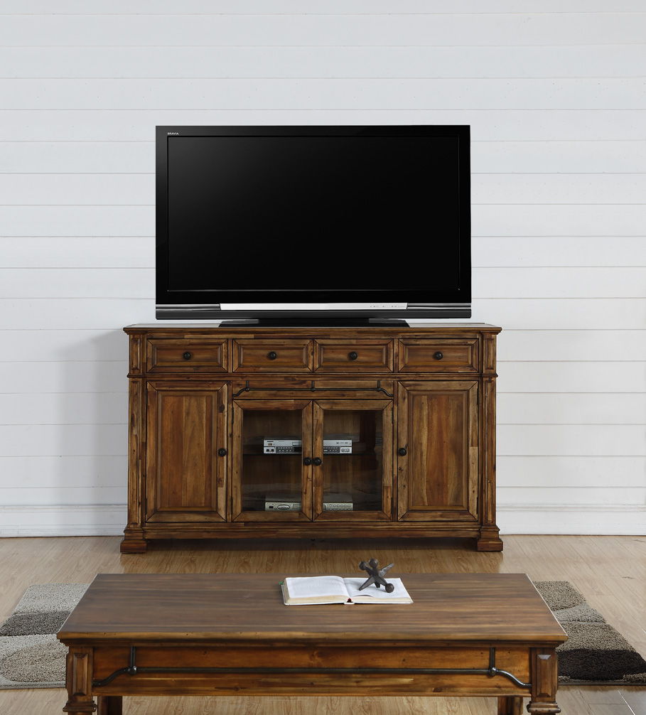 Barclay - 72" TV Stand Console - Rustic Acacia