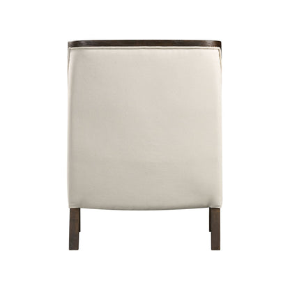 Hopkins - Accent Chair With Brown Frame