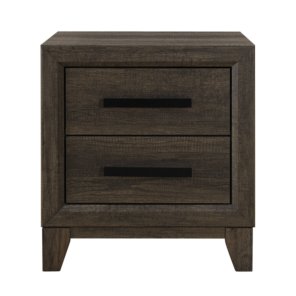 Harry - Nightstand With 2 Drawers - Brown