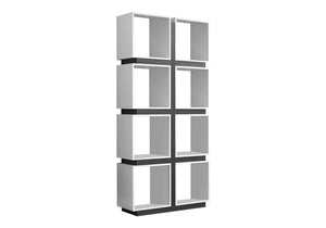 Bookshelf, Bookcase, Etagere, 5 Tier, For Office, Contemporary & Modern - White