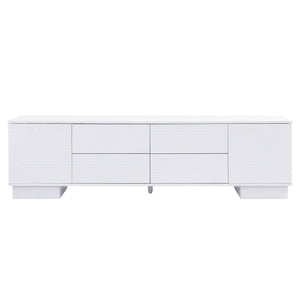 Modern TV Stand With Storage Cabinets, 4 Drawers