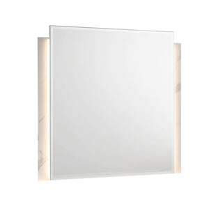 Altima - LED Dresser Mirror With Integrated Vertical Light Strips (Dresser Not Included) - Gray
