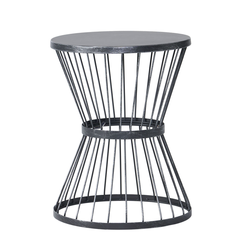 Lassen - Modern Outdoor Side Table With Hourglass Design