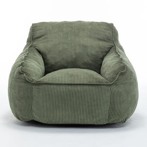 Comfy Bean Bag Chair With Filler, Fluffy And Cozy Seating