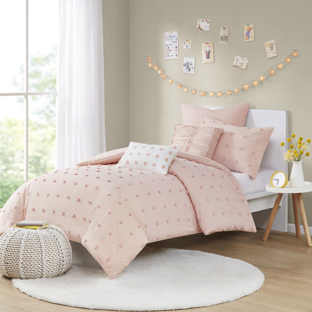 Brooklyn - Twin Duvet Cover Set - Pink