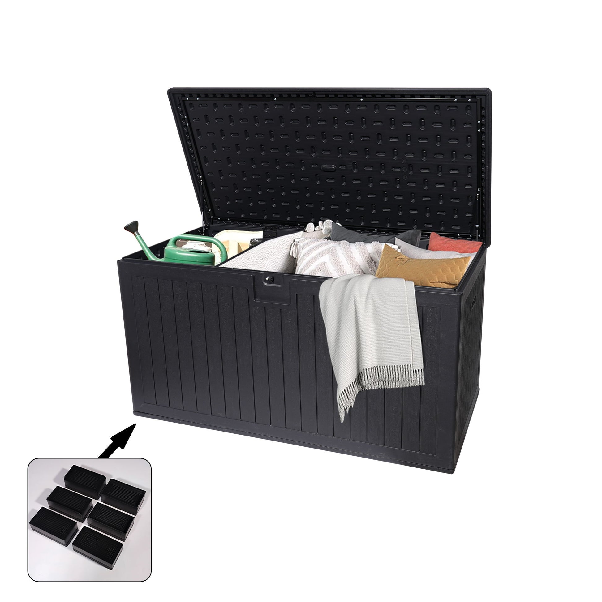 Outdoor Large Storage Box With Lockable Storage Containers