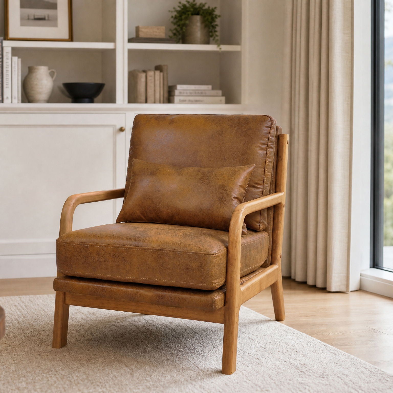 Lounge Chair Compact Design For Living Room