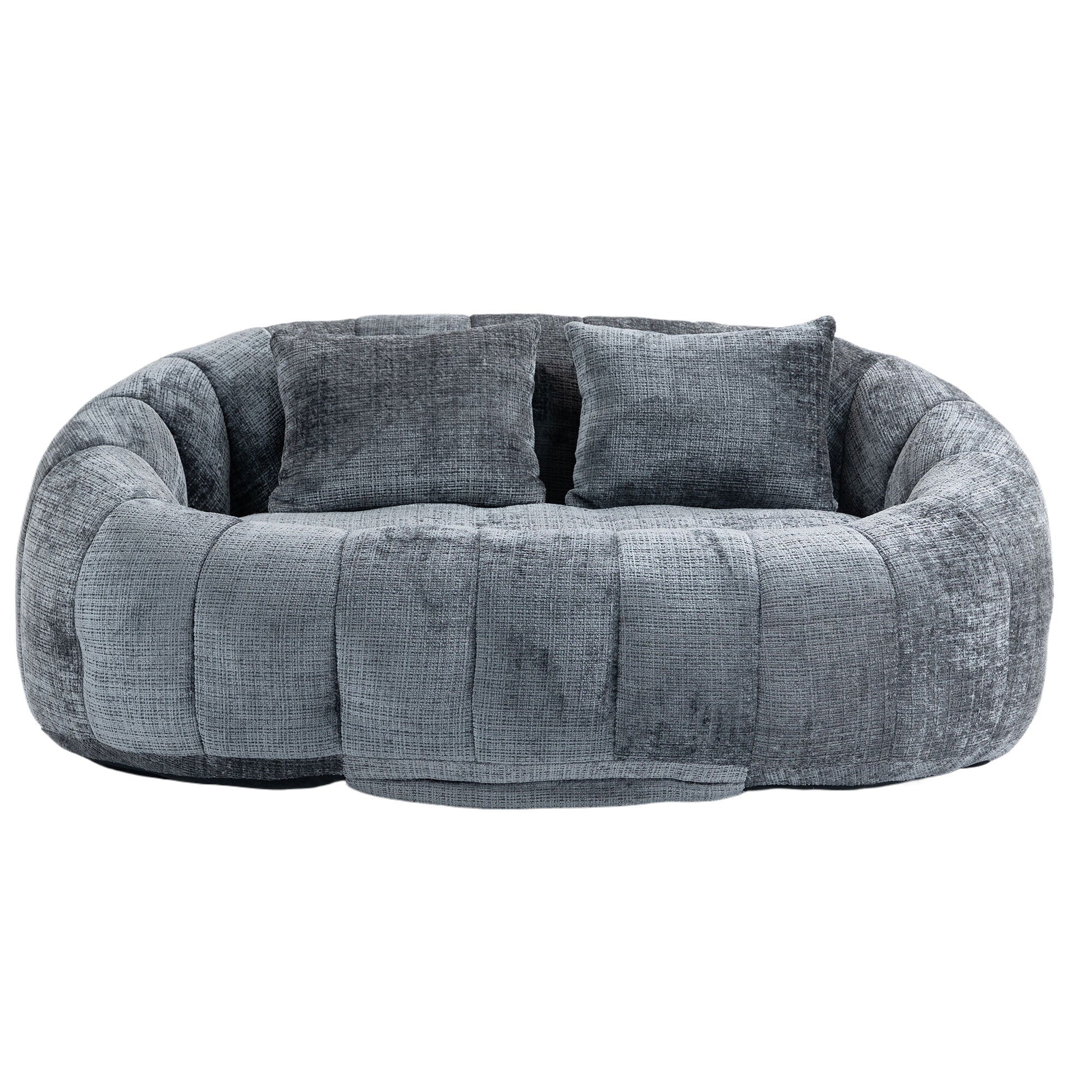 Bean Bag Lazy Sofa, Durable Comfort Lounger High Back Bean Bag Chair Couch