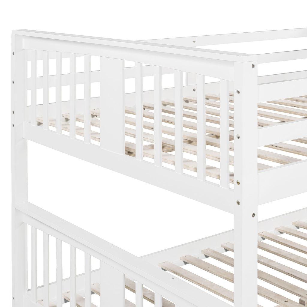 Bunk Bed With Ladder For Bedroom
