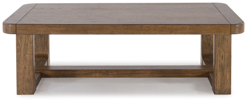 Cabalynn - Rectangular Cocktail Table - Light Brown