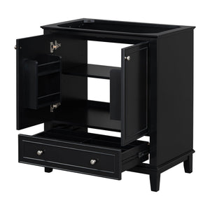 Modern Bathroom Vanity Base Only With Doors And Drawer