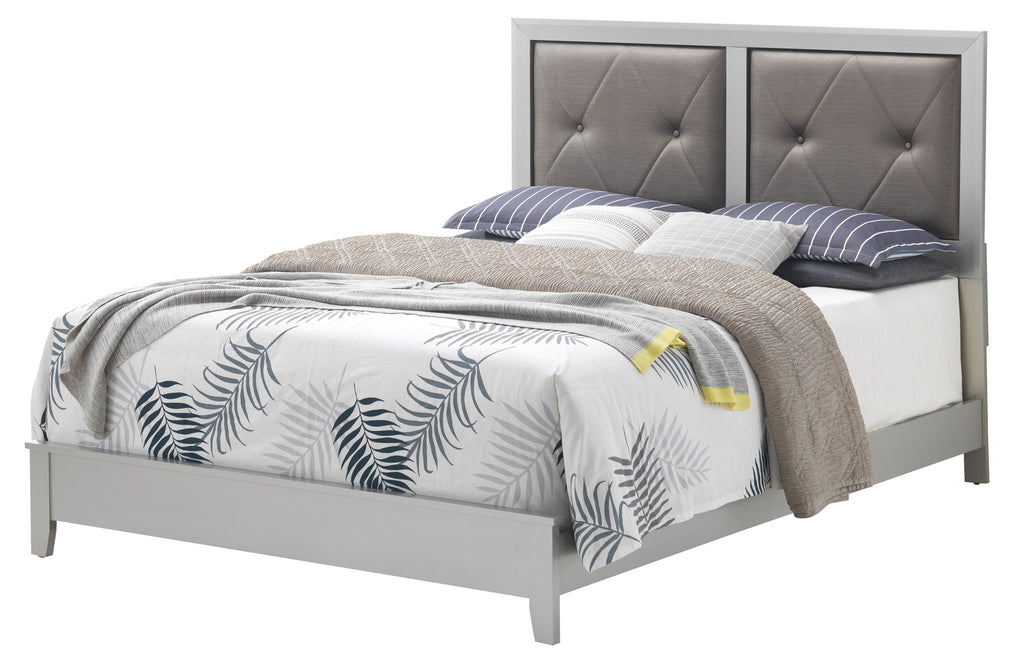 Padded Headboard Bed