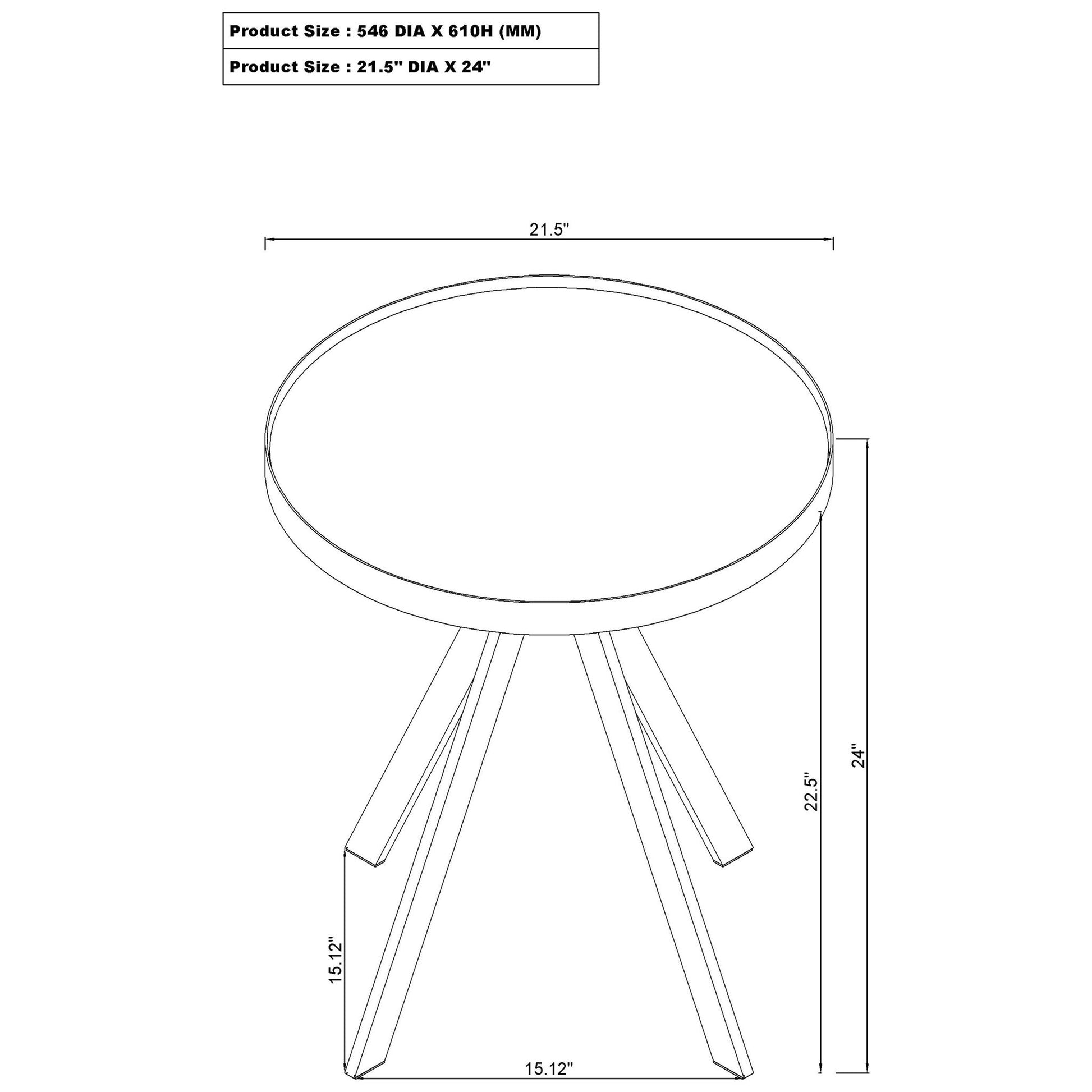 Shayne - Round Top End Table