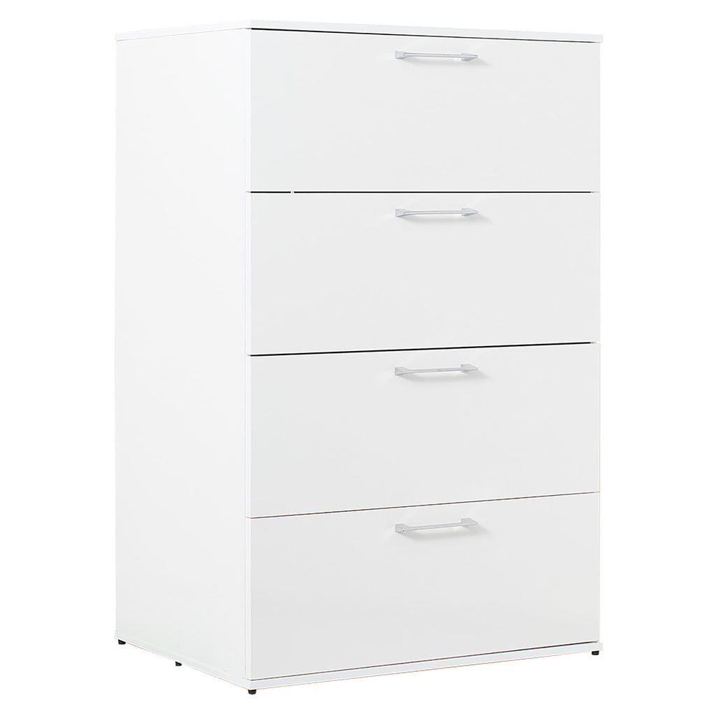 Bliss - Glossy 4 Drawer Jumbo Chest With Extra Deep Storage